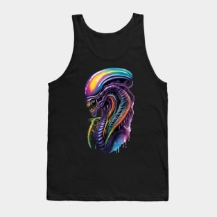 Colorful Alien Tank Top